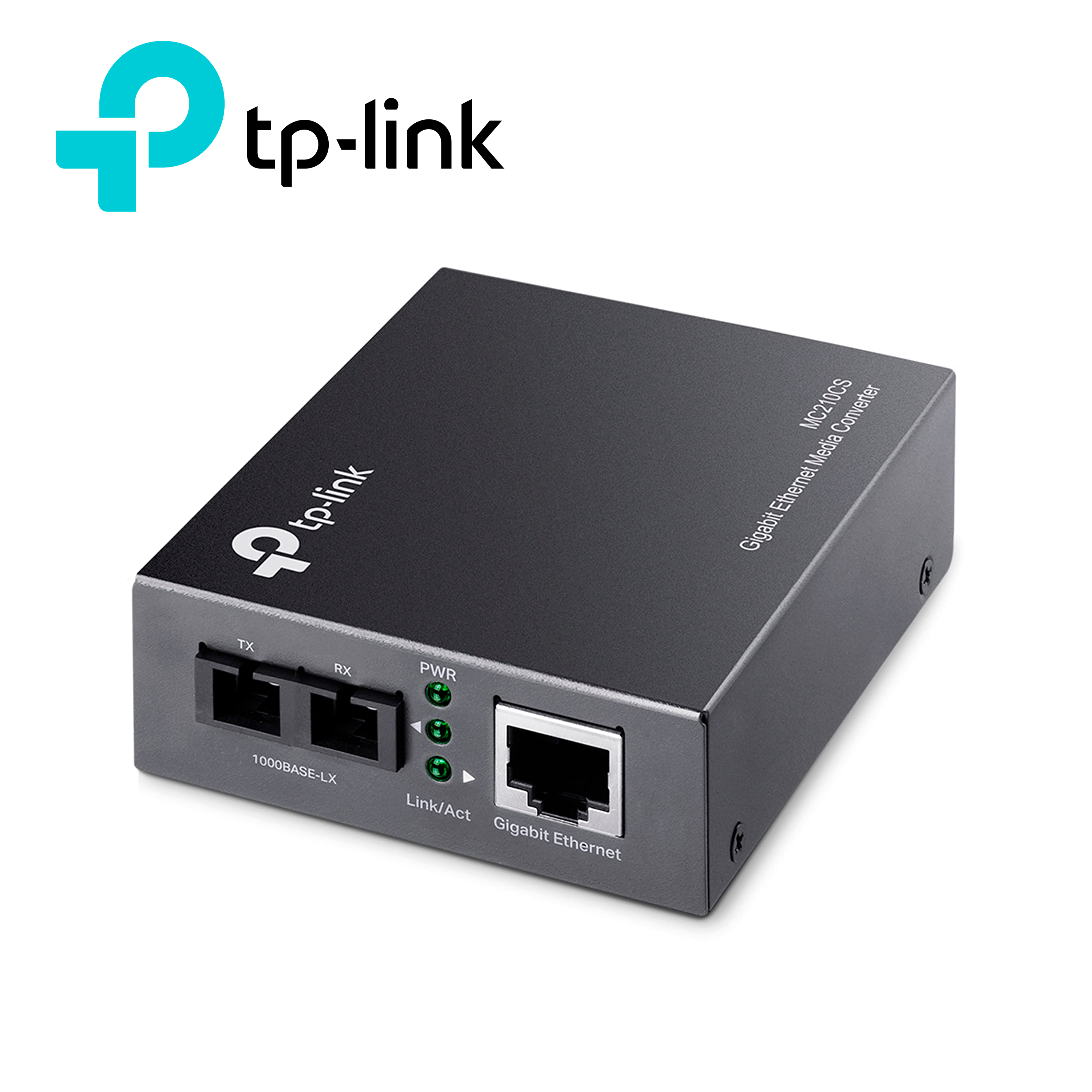 CONVERTIDOR DE MEDIOS TP-LINK MC220L / FIBRA 1000BASE-LX/LH A UTP 1000BASE-T / FIBRA MONOMODO (1310 nm) / DISTANCIA 1500