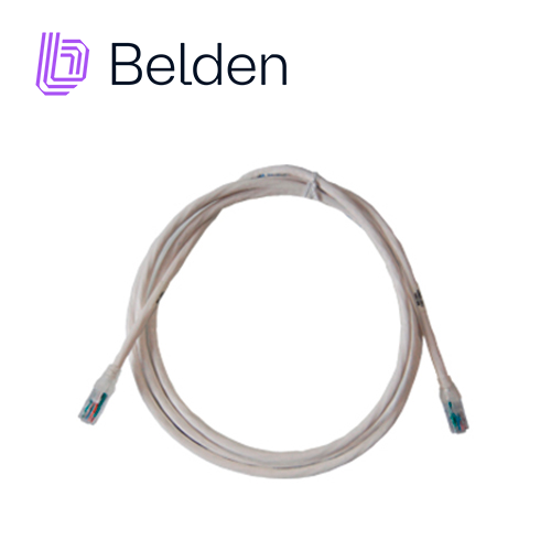 PATCHCORD UTP CAT5E BELDEN C501109004 FORRO PVC BLANCO CMR-RISER 4 PARES CALIBRE CONDUCTOR 24 AWG 100% COBRE USO INTERIO