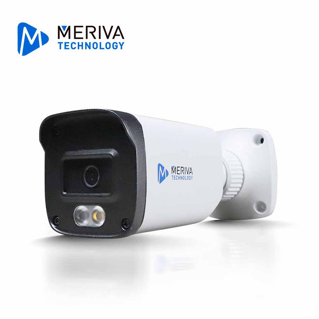 CAMARA HD BULLET MERIVA TECHNOLOGY MDL-5202A / 5MP / AHD/TVI/CVI / 2.8MM / ILUMINACION DUAL (20 - 30M IR / 20M LUZ CALID