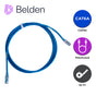 PATCH CORD UTP CAT6A BELDEN CA21106010 / INTERIOR / AZUL / 4 PARES / 24 AWG /...