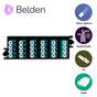 CASSETTE FX UHD BELDEN MULTIMODO FC3H12LDFS / OM3 / AQUA / LC DUPLEX / 12 PUE...
