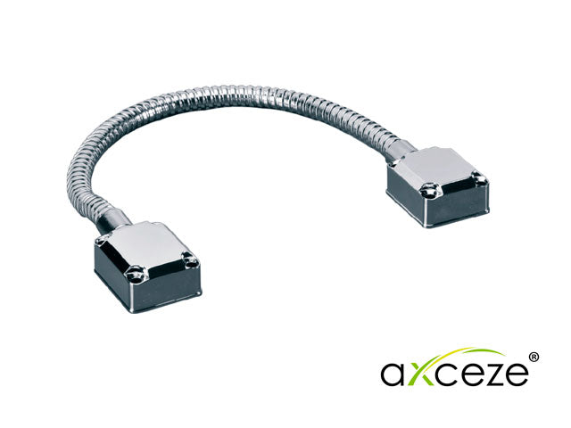 PASACABLES METALICO AXECEZE AX-LOOP20 INSTALACION SOBREPUESTO DIAMETRO DE 12.7MM IDEAL PARA PROTEGER CABLES EN ZONAS DE 