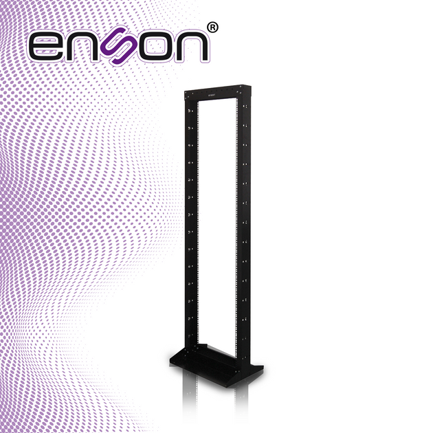 RACK VERTICAL ENSON ENS-RACK244 DE 42UR DOS POSTES EMPOTRABLE IDEAL PARA MONTAJE DE EQUIPOSD E RED Y CABLEADO ESTRUCTURA