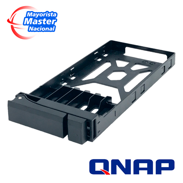 QNAP TRAY-25-NK-BLK01 SSD TRAY FOR 2.5" DRIVES WITHOUT KEY LOCK, BLACK, PLASTIC , TOOLESS