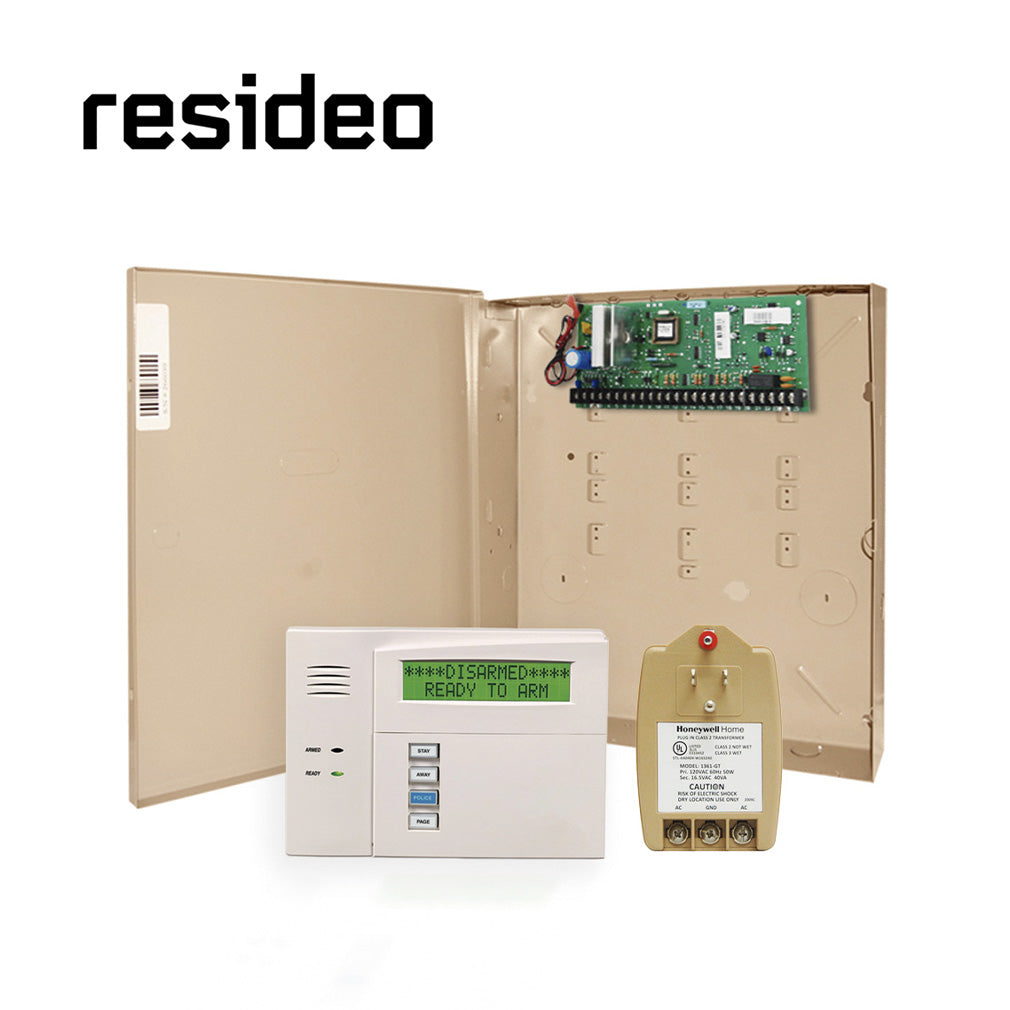 KIT V48T62RF PANEL VISTA48 + TECLADO RF 6160RFC + TRANSFORMADOR 1361-GT CON TECLADO ALFANUMERICO Y RECEPTOR DE HASTA 40 