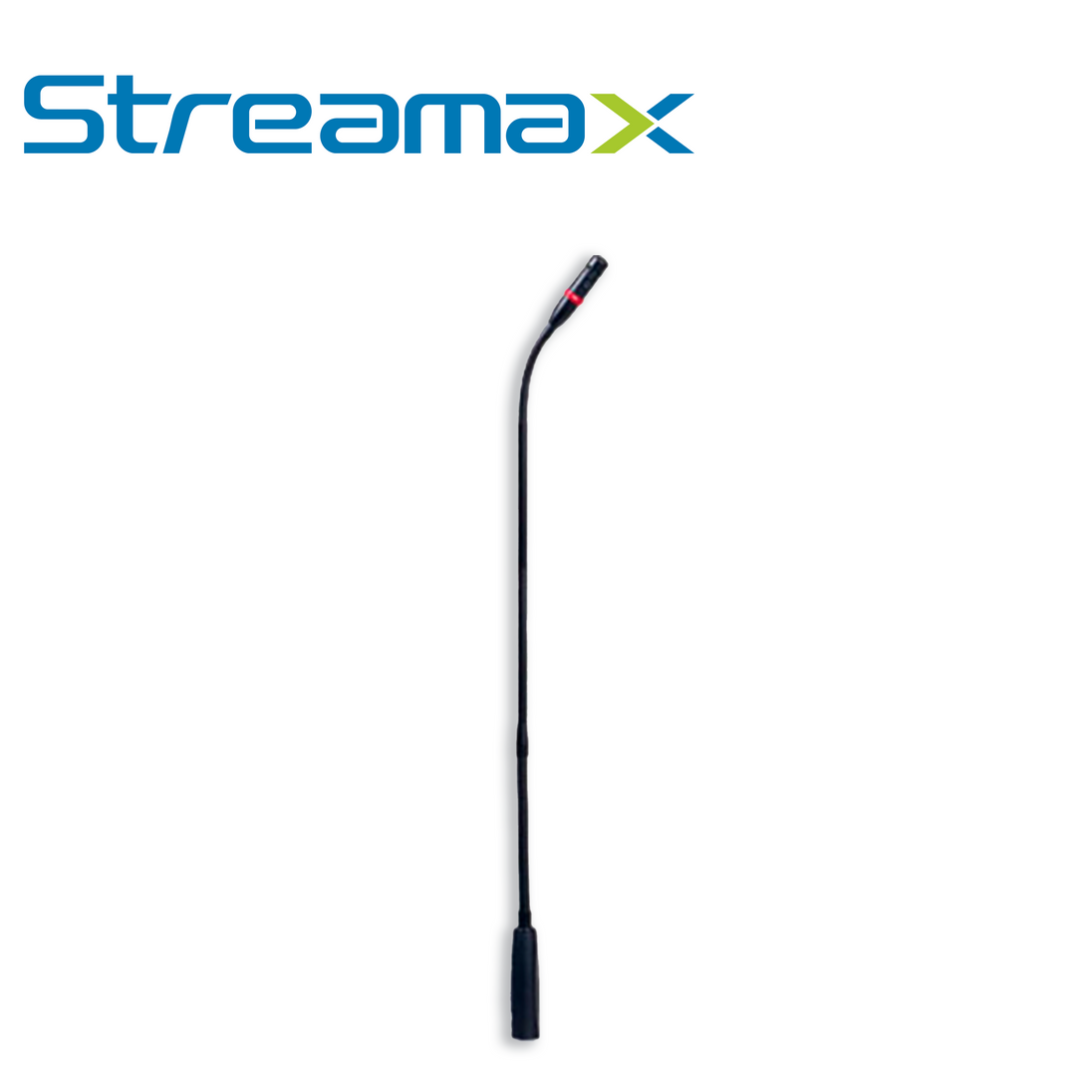 MICROFONO TIPO CUELLO DE GANSO STREAMAX MGOOSENECK / CONECTOR 5557-4PIN / 0.85 METROS / INSTALACION VERTICAL / COMPATIBL
