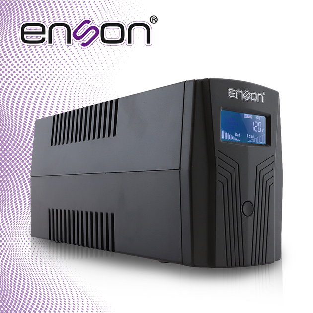 NO BREAK UPS TIPO TORRE ENSON ENS-EA280 800VA/480W 6 CONTACTOS CON BATERIA DE RESPALDO LINEA INTERACTIVA PANTALLA LCD VO