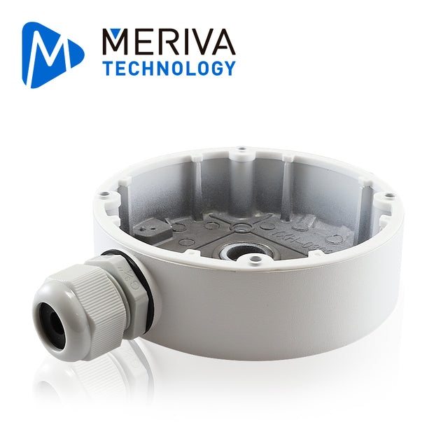CAJA DE CONEXIONES REDONDA MERIVA TECHNOLOGY MVA-JB0207 / MONTAJE EN PARED O TECHO / COMPATIBLE CON LAS CAMARAS MVD-EB20