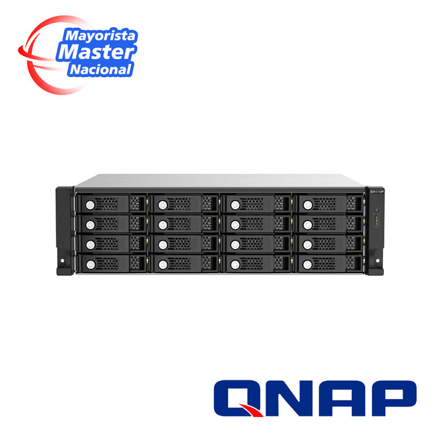 CAJA DE EXPANSION DE ALMACENAMIENTO QNAP TL-R1620SEP-RP-US / 16 BAHIAS FRONTALES SATA-SAS 3.5 PULGADAS / MONTAJE EN RACK