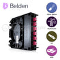 CASSETTE FX ECX BELDEN MULTIMODO FC4X06LDFS / OM4 / ERIKA VIOLETA / LC DUPLEX...