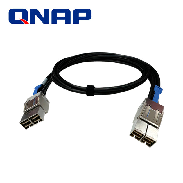 CABLE QNAP CAB-PCIE10M-8644-8X / PARA PCIE JBOD / COMPATIBLE SOLO CON TL-RX00PES-RP Y QXP-3X8PES / CONEXION SFF-8644 8X 