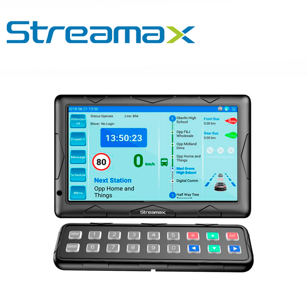 PANTALLA INTERACTIVA STREAMAX MXPAD / 10.1 PULGADAS / CONECTOR DIN 10 PINES / TOUCH / INTEGRACION CON MDVR / SISTEMA AND