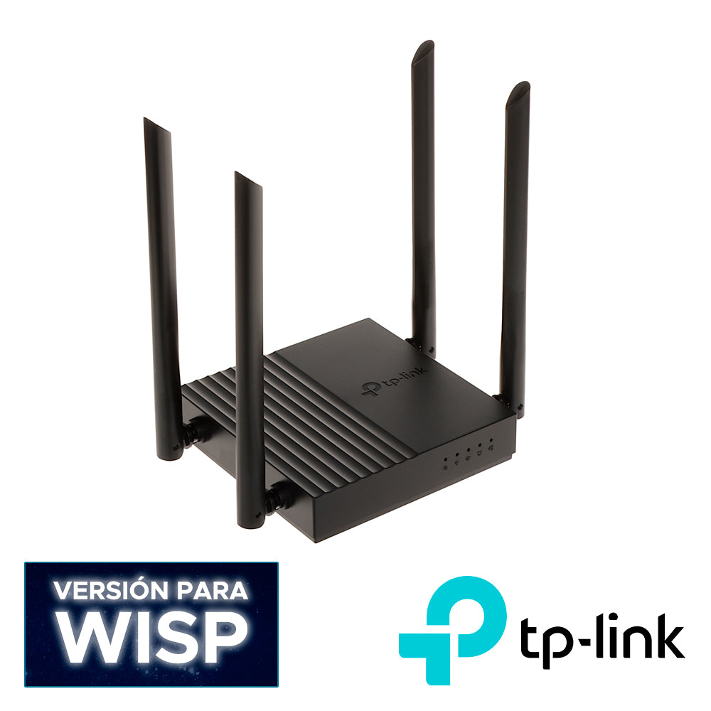 ROUTER INALAMBRICO TP-LINK ARCHER C64 AC1200 DUAL BAND/400MBPS 2.4GHZ / 867 MBPS 5 GHZ/ 1 PUERTO WAN 10/100/1000MBPS / 4