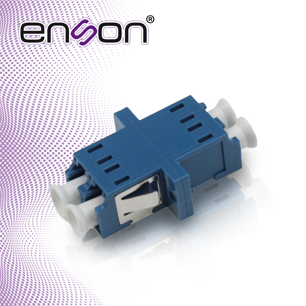 CONECTOR MODULAR DE FIBRA OPTICA ENSON ENS-LCUPC-OS2 CONECTOR DUPLEX LC-UPC OS2