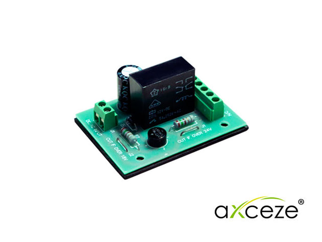 MODULO RELEVADOR TIPO C DOBLE SALIDA ALIMENTACION DE AMPLIO RANGO DE VOLTAJE DE 11-30VCD EN SUS CONTACTOS SOPORTA HASTA 