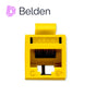CONECTOR MODULAR JACK RJ45 CAT6 REVCONNECT BELDEN RV6MJKUYL-S1 ESTILO KEYCONN...