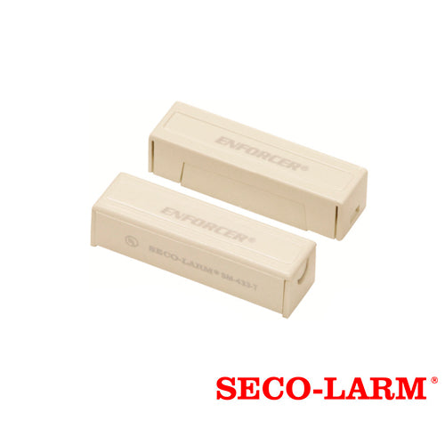 CONTACTO MAGNETICO CABLEADO NORMALMENTE CERRADO SM-433-TQ/W SECO-LARM MONTAJE SUPERFICIAL CON TERMINALES DE TORNILLOS OC