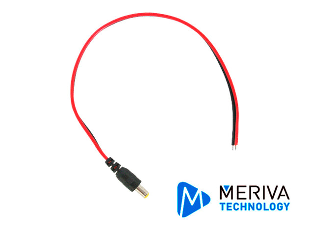 CONECTOR PIGTAIL EXTRA LARGO MACHO MERIVA TECHNOLOGY PIGTAIL C-MACHO / CONEXION DE CORRIENTE PARA CAMARAS ANALOGICAS HD 