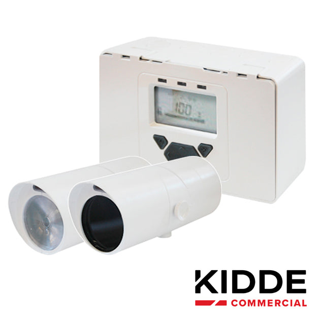 SISTEMA DE DETECCION DE HUMO FOTOBEAM CONVENCIONAL KIDDE KC3000-103 INCLUYE MONITOR, TRANSMISOR Y RECEPTOR COBERTURA DE 