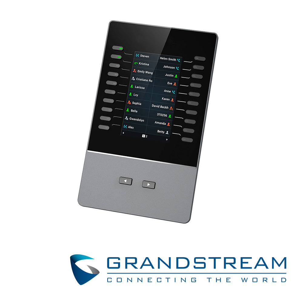 MODULO EXPANSION GRANDSTREAM GBX20 / 20 BOTONES PROGRAMABLES / PANTALLA LCD TFT COLOR / COMPATIBLE CON GRP2615/GRP2624/G