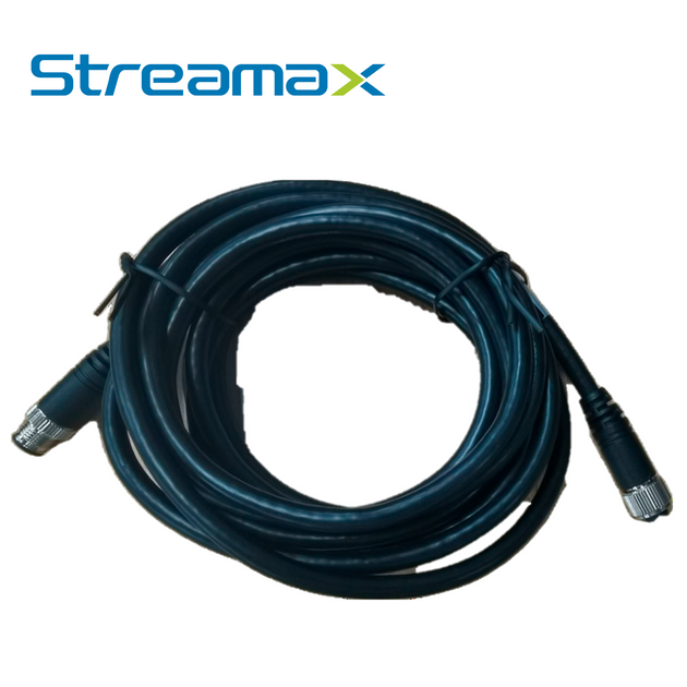 CABLE EXTENSOR M12 DE 12 PINES STREAMAX MC46-4M / UN EXTREMO CONECTOR MACHO M12 DE 12 PINES (TIPO A) Y OTRO EXTREMO CONE