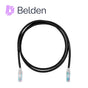 PATCHCORD UTP CAT6 BELDEN C601100010 FORRO PVC NEGRO CMR-RISER 4 PARES CALIBR...