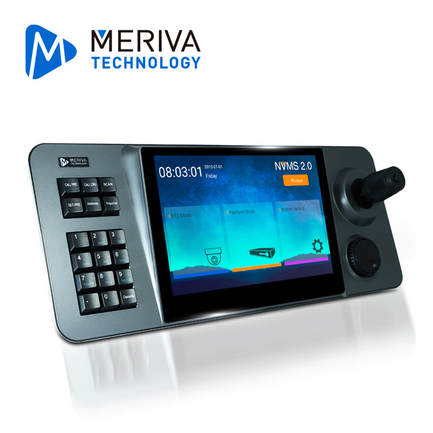 JOYSTICK MERIVA TECHNOLOGY MKB-IP23A / 10.1 PULGADAS / H.265 / 12 VCD / CONTROL DE PTZ IP POR RED / PANTALLA TOUCH / S.O