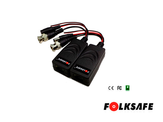 TRANSCEPTOR HD FOLKSAFE, TRANSMISOR/RECEPTOR DE VIDEO, DATOS(PTZ) Y VOLTAJE(12V/24V, DC/AC), COMPATIBLE CON TODAS LAS MA