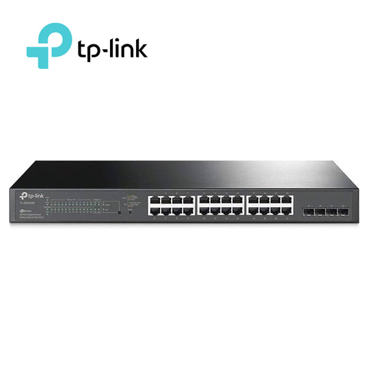 SWITCH POE JETSTREAM SDN ADMINISTRABLE TP-LINK SG2428P ADMINISTRABLE / 24 PUERTOS POE AT/AF 250W 10/100/1000 MBPS+4 PUER
