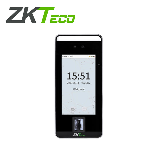 CONTROL DE ACCESO ZKTECO MODELO SPEEDFACE V5L / RECONOCIMIENTO FACIAL / ID Y HUELLAS / ACCESO AVANZADO / ASISTENCIA BASI