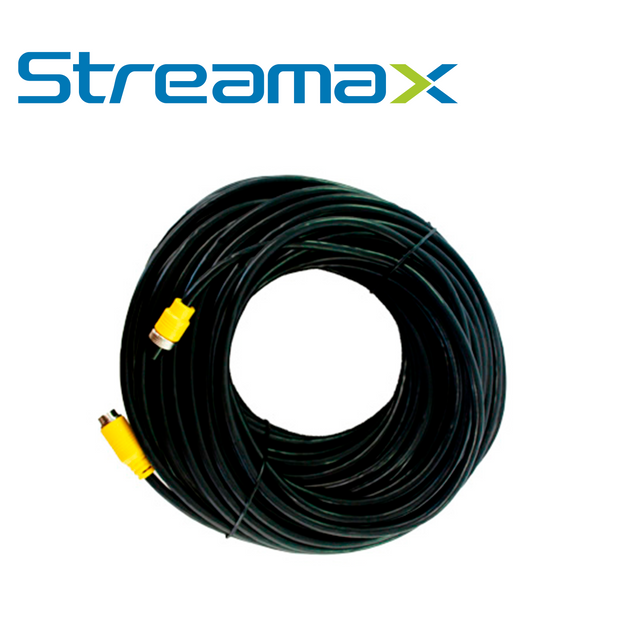 CABLE DIN DE AVIACION STREAMAX MCBL330 / 4 PINES / 30 METROS / COMPATIBLE CON CAMARAS AHD