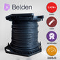 CABLE UTP CAT6+ BELDEN 2412 010A1000 / INTERIOR / NEGRO / 350MHZ / 4 PARES / ...