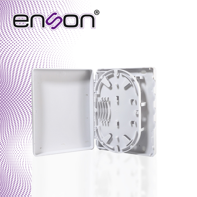 CAJA DE DISTRIBUCION DE FIBRA OPTICA ENSON ENS-FOTB4 4 PUERTOS