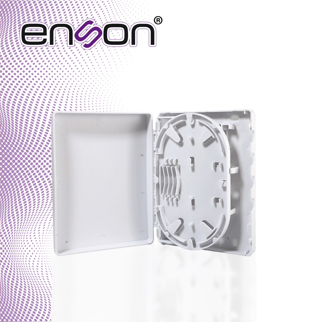 CAJA DE DISTRIBUCION DE FIBRA OPTICA ENSON ENS-FOTB4 4 PUERTOS