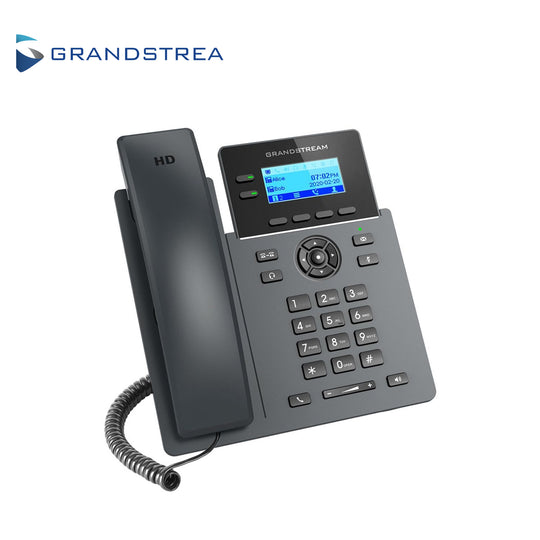 TELEFONO IP GRADO CARRIER WIFI 6 GRANDSTREAM GRP2602W / 4 CUENTAS SIP / 2 LINEAS / WIFI 802.11AC/AX / PANTALLA LCD / CON