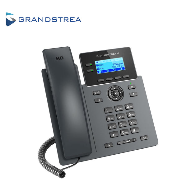 TELEFONO IP GRADO CARRIER WIFI 6 GRANDSTREAM GRP2602W / 4 CUENTAS SIP / 2 LINEAS / WIFI 802.11AC/AX / PANTALLA LCD / CON