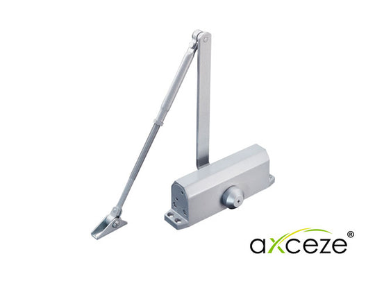 BRAZO CERRADOR DE PUERTAS AX-DOORC80 MARCA AXCEZE PUEDE CERRAR UNA PUERTA DE HASTA 80 KG INSTALACION EN INTERIORES FACIL