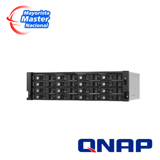 CAJA DE EXPANSION DE ALMACENAMIENTO QNAP TL-R1600PES-RP-US / 16 BAHIAS SATA JBOD PARA UNIDADES DE 2.5" Y 3.5" SATA 6GBPS