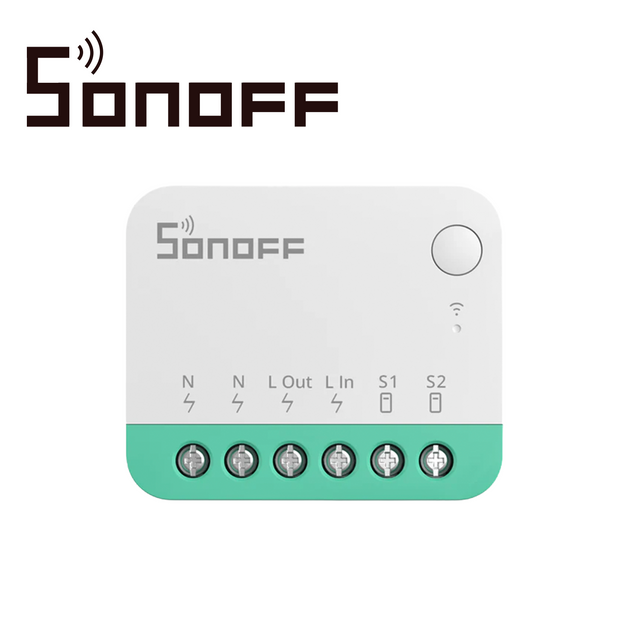 MINI INTERRUPTOR INWALL ON/OFF SONOFF MINIR4M / WIFI 2.4GHZ/ MATTER / CONTROLA UN APAGADOR / SOLUCION DE SMART HOME / CO