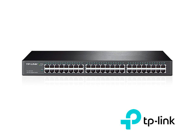 SWITCH NO ADMINISTRABLE TP-LINK TL-SG1048/ 48 PUERTOS RJ45 10/100/1000 MBPS/ TECNOLOGIA DE AHORRO ENERGETICO/ CARCASA ME