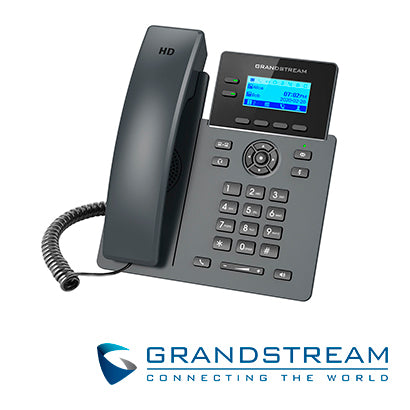 TELEFONO IP GRADO CARRIER GRANDSTREAM GRP2602P / 4 CUENTAS SIP / 2 LINEAS / PANTALLA LCD / CONFERENCIA DE 5 VIAS / 2 PUE