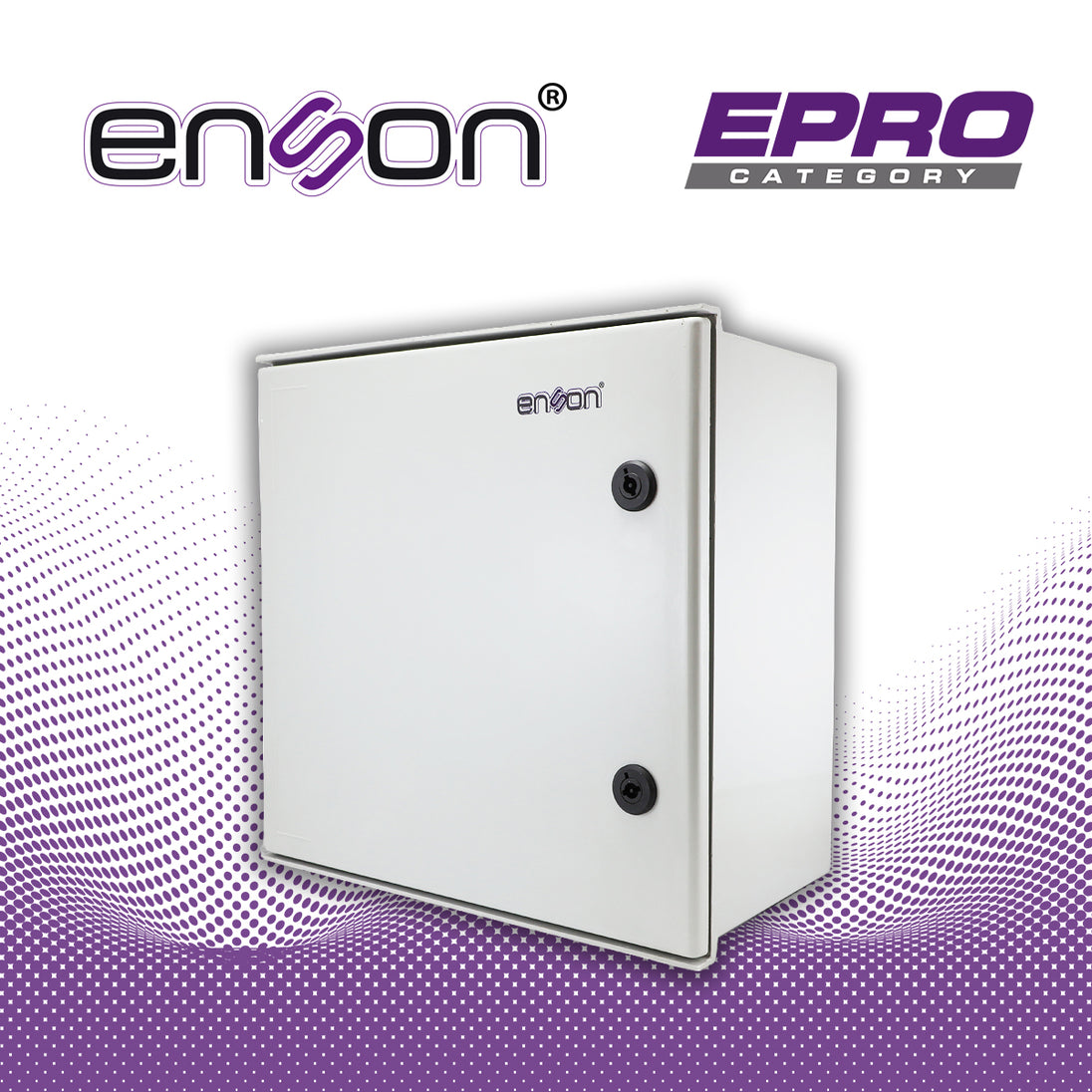 GABINETE TIPO NEMA ENSON ENS-NEM442 DE POLYESTER 400X400X200MM IP66 / NEMA4 IDEAL PARA INSTALACION Y RESGUARDO DE EQUIPO