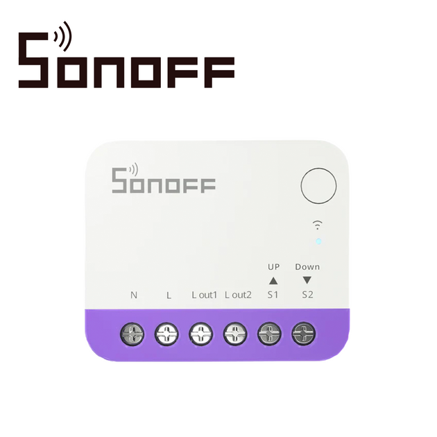 MINI INTERRUPTOR ON/OFF WIFI PARA PERSIANAS SONOFF MINI-RBS COMPATIBLE CON GOOGLE HOME/ ALEXA/APPLE HOME / MATTER / CONT