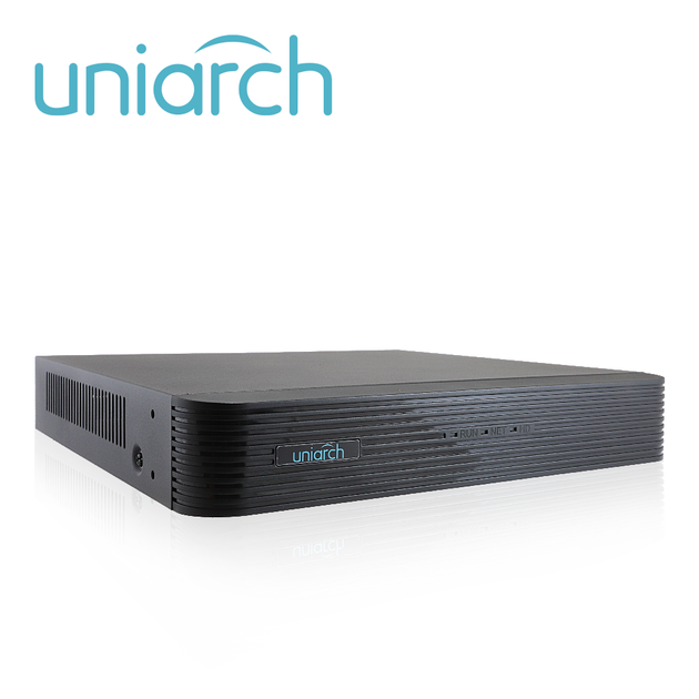 NVR UNIARCH NVR-108E2-P8 / 8 CANALES / 8 CANALES POE / CAPACIDAD 1 DISCO DURO DE 6 TB / SALIDA HDMI / SALIDA VGA SIMULTA