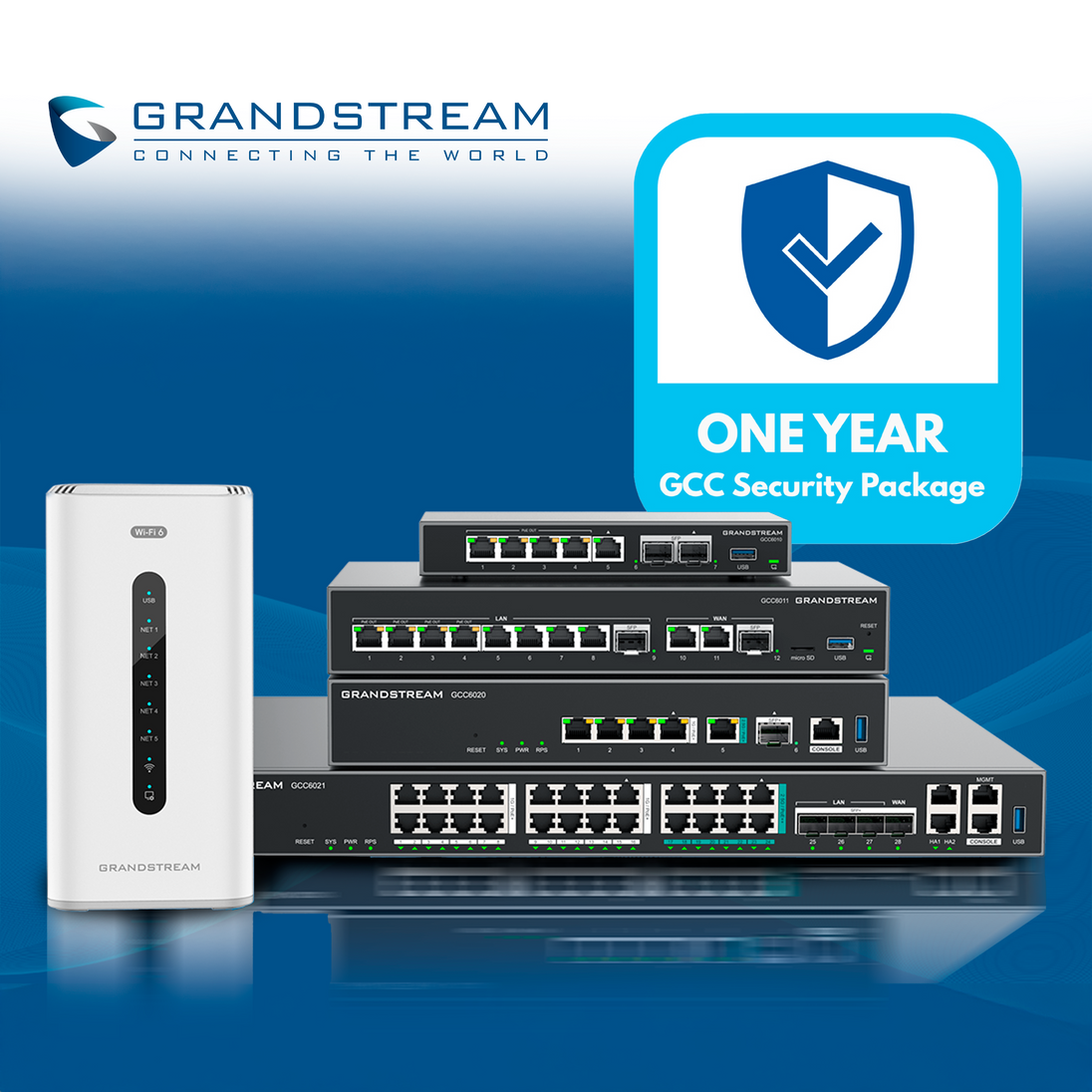 LICENCIA DE ACTUALIZACION FIREWALL 1 AÑO GRANDSTREAM GCC-FW-1Y-LICENSE / SERIE GCC6000 / PROTECCION ANTI-MALWARE / IDS/I