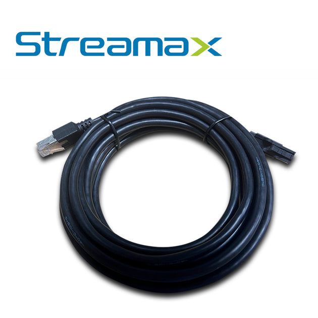 CABLE PARA TERMINAL DE MULTIMEDIA STREAMAX MRJ45-IMS100 / CONECTOR RJ45 B / TRANSMISION DE VIDEO Y AUDIO / PARA PANTALLA