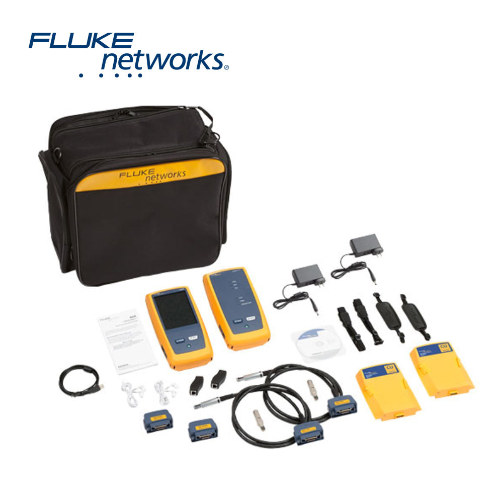CERTIFICADOR DE CABLES DE COBRE SERIE DSX CABLEANALYZER DSX2-8000 INT FLUKE NETWORKS HABILITADO CON WIFI MODULOS PARA PR