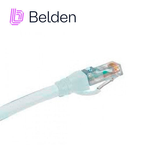 PATCHCORD UTP CAT5E BELDEN C501109010 FORRO PVC BLANCO CMR-RISER 4 PARES CALIBRE CONDUCTOR 24 AWG 100% COBRE USO INTERIO