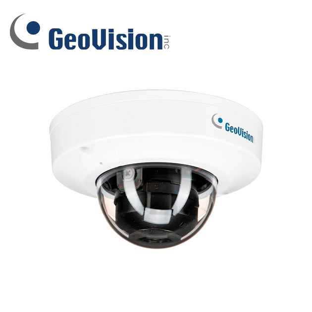 CAMARA IP MINI DOMO GEOVISION GV-TFD4800 / 4MP/ LENTE 2.8 MM / DEEP LEARNING / IR 30M / 3 EJES / MICROFONO EMBEBIDO / RA