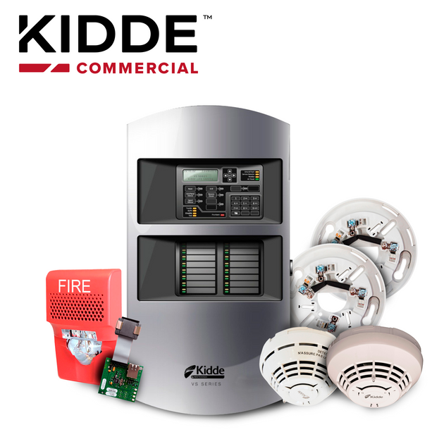 KIT PRO DETECCION DE INCENDIO ESCALABLE / PARA PROYECTOS DE 300 A 100 0 MTS CUADRADOS / MAYOR COBERTURA - SECTORIZACION 